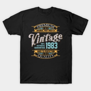 Premium Quality original part (mostly) vintage 1983 T-Shirt
